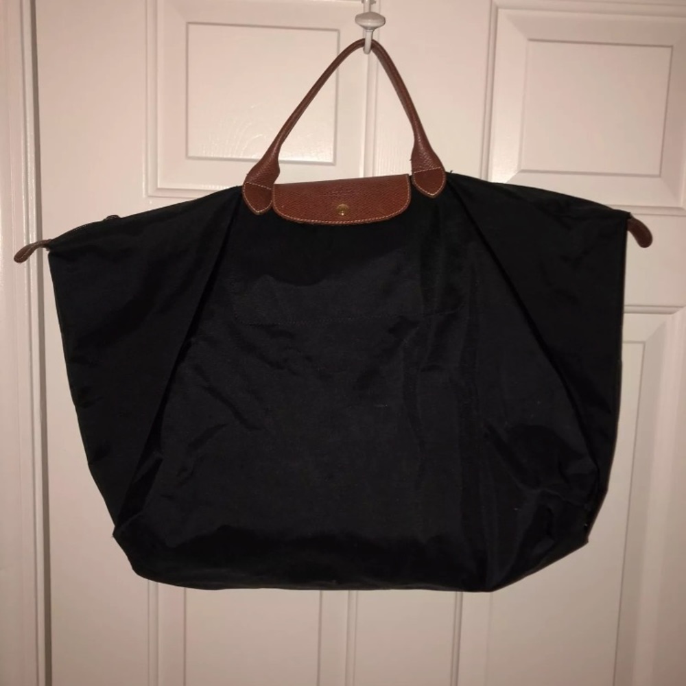 Longchamp 'Le Pliage' Large Tote Black